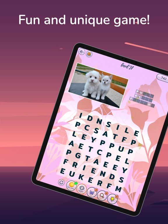 Word Search Pictures App Screenshot