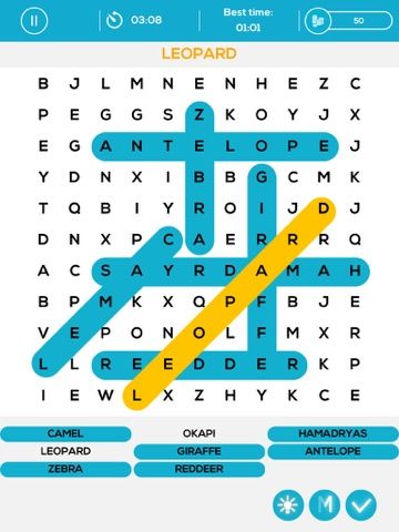 Word Search Puzzle game screenshot