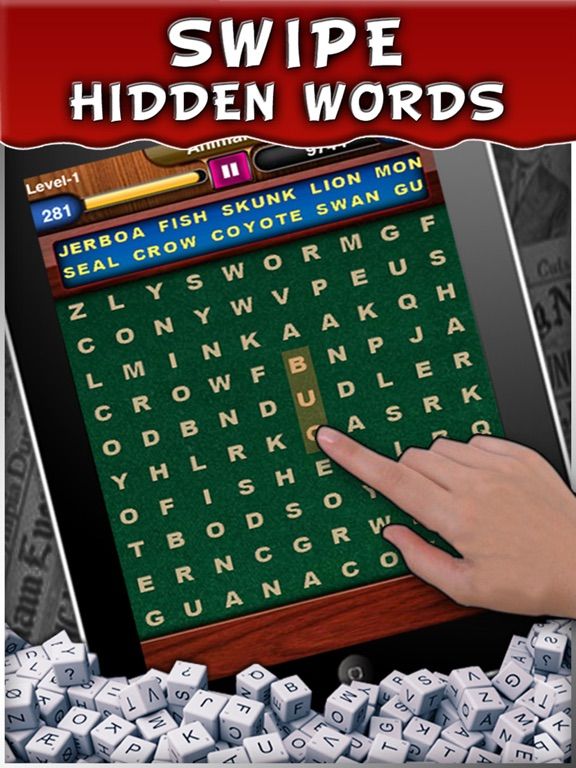Word Swipe Free : Word Search game screenshot