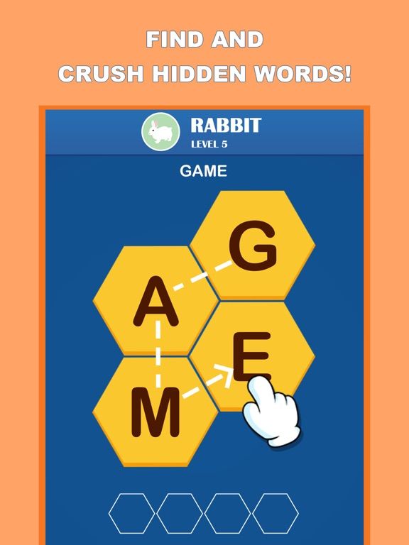 Wordful Hexa game screenshot
