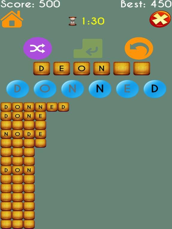 Words Arrange Mania Premium App Screenshot