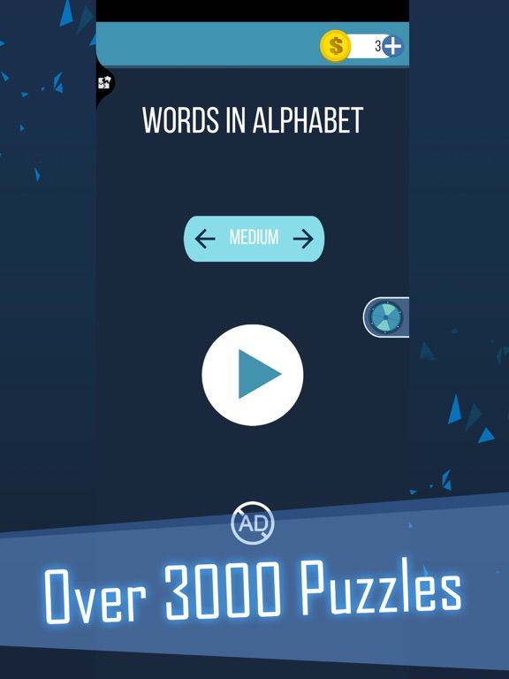 Words in Alphabet App Screenshot