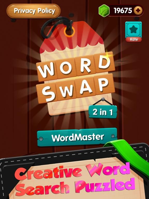 WordSwap 2 in 1 game screenshot