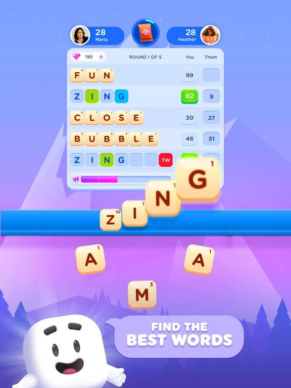 Wordzee! game screenshot