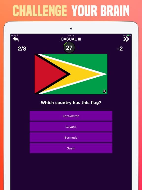 World Flags Quiz -Guess Trivia App Screenshot