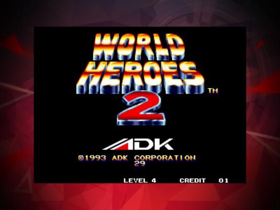WORLD HEROES 2 ACA NEOGEO game screenshot