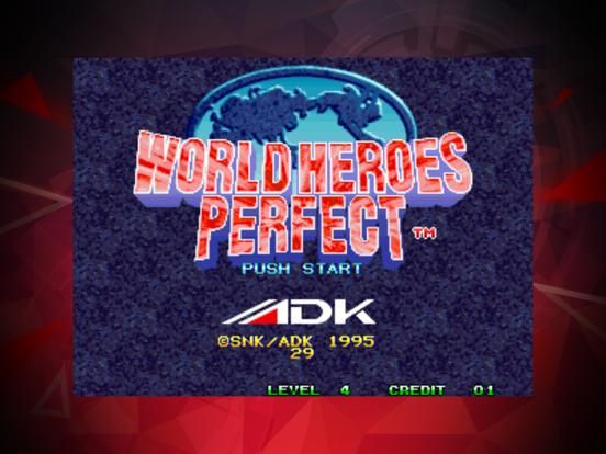 WORLD HEROES PERFECT game screenshot