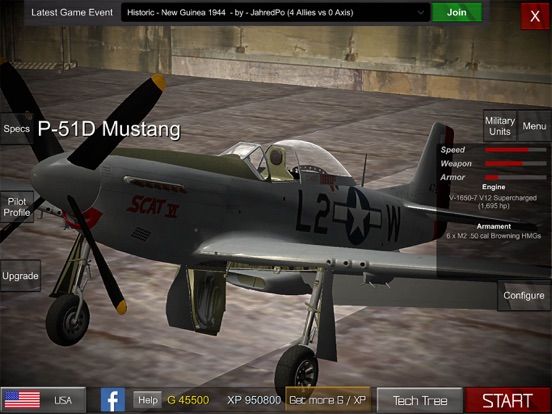 WW2: Wings of Duty game screenshot