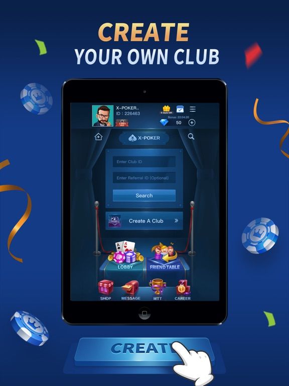 X-Poker game screenshot