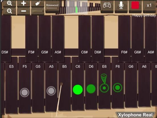 Xylophone Real: 2 mallet types game screenshot