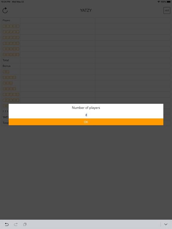 Yatzy Score App Screenshot