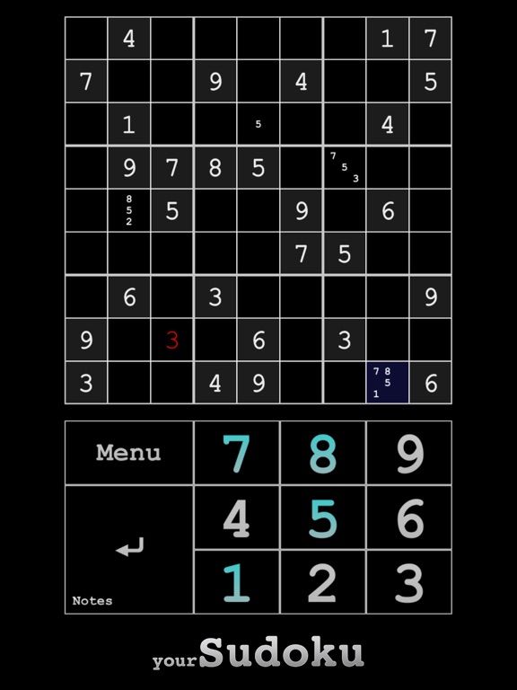 YourSudoku App Screenshot