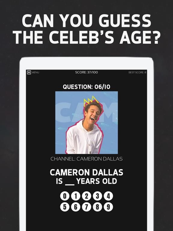 YouTuber Guess the Age App Screenshot
