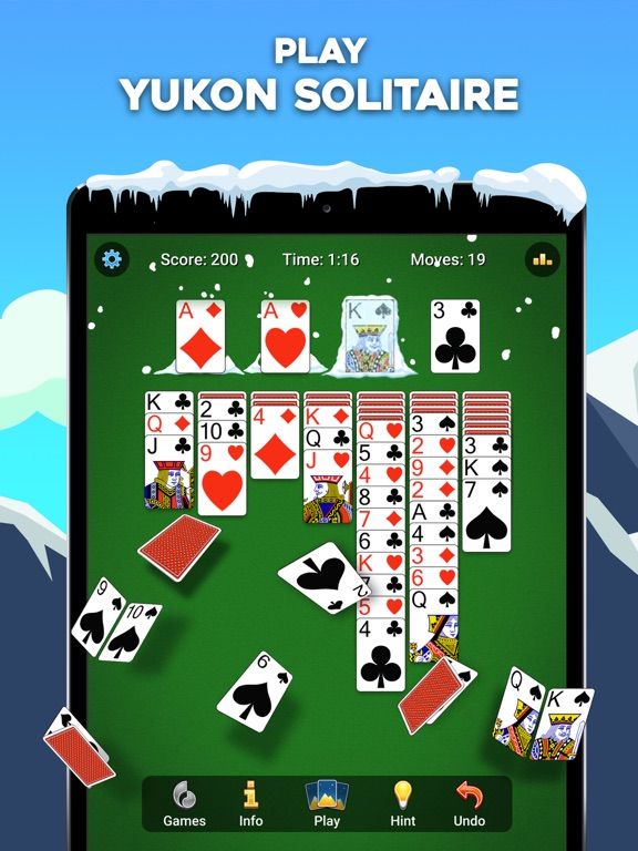 Yukon Russian – Solitaire Game App Screenshot