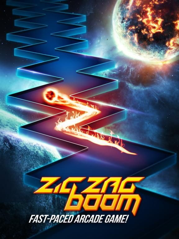 Zig Zag Boom game screenshot