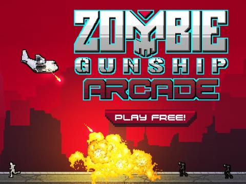 Zombie Gunship Arcade game screenshot