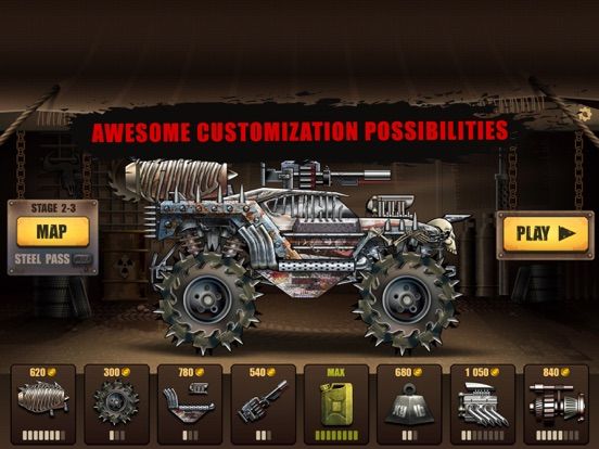 Zombie Hill Racing game screenshot