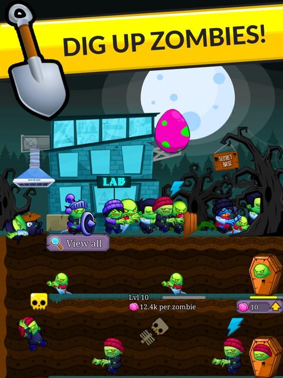 Zombie Labs: Idle Tycoon game screenshot