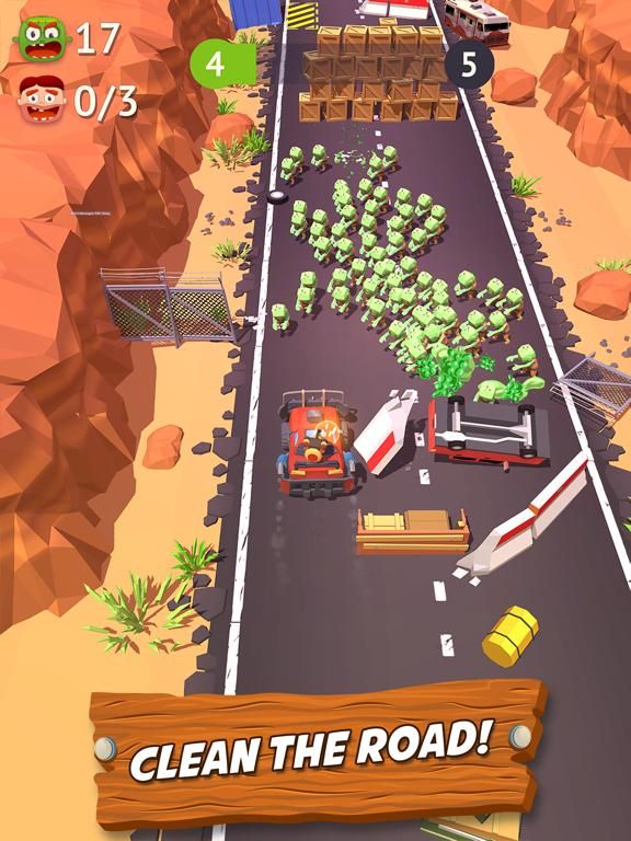 Zombie Land Rush game screenshot