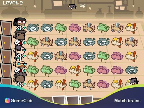 Zombie match defense game screenshot
