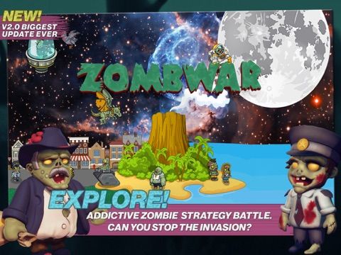 ZombWar game screenshot