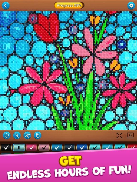 Сross Stitch: Coloring Art game screenshot